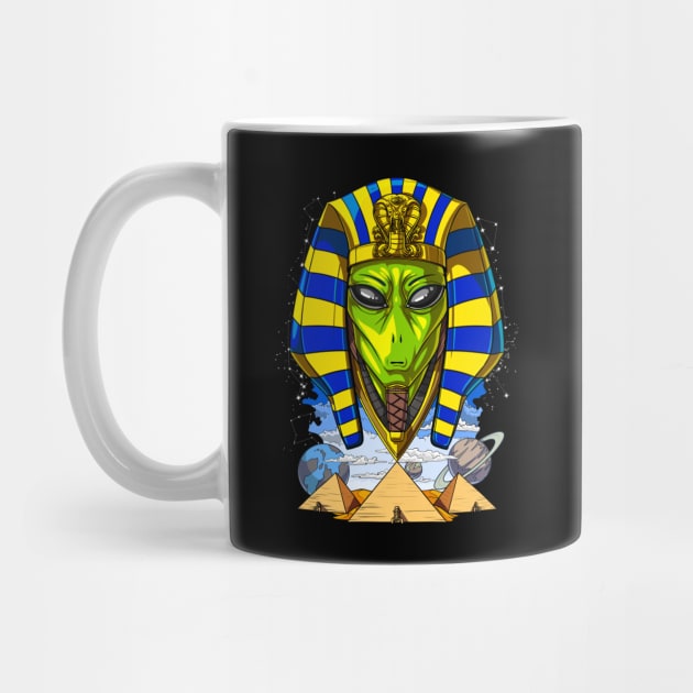 Alien Egyptian Pharaoh by underheaven